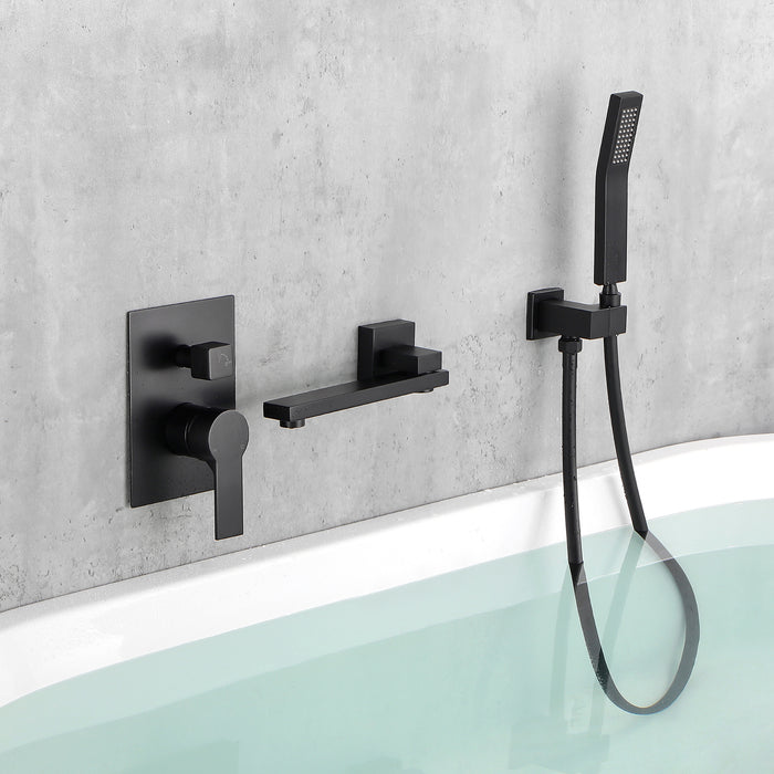 wall-mounted bathtub shower set