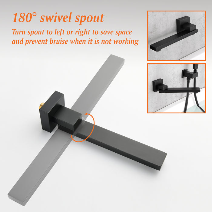 wall-mounted bathtub shower set