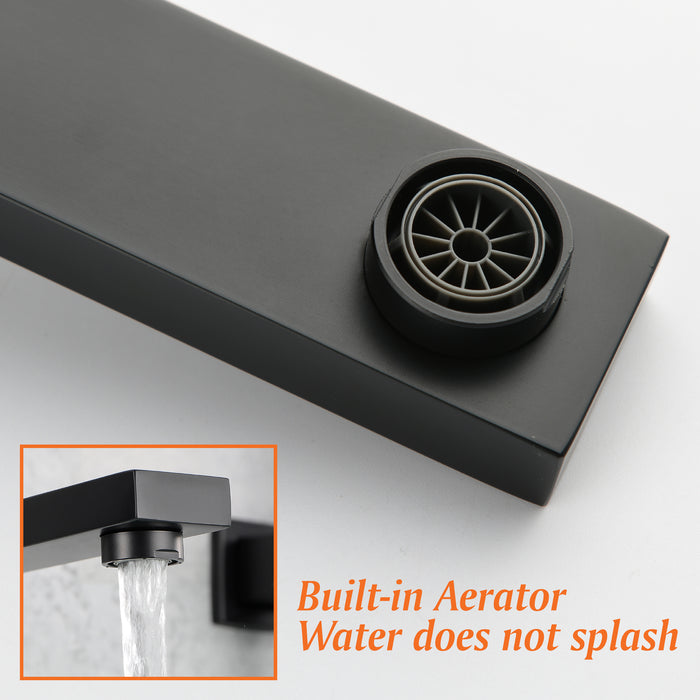 wall-mounted bathtub shower set