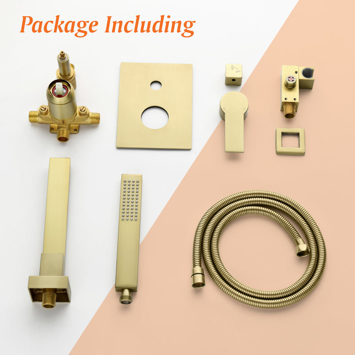 wall-mounted bathtub shower set