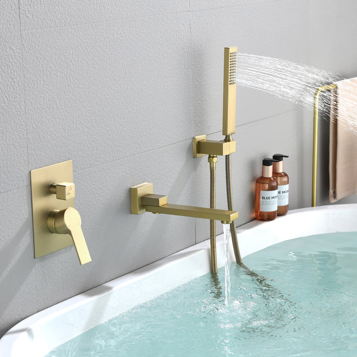 wall-mounted bathtub shower set