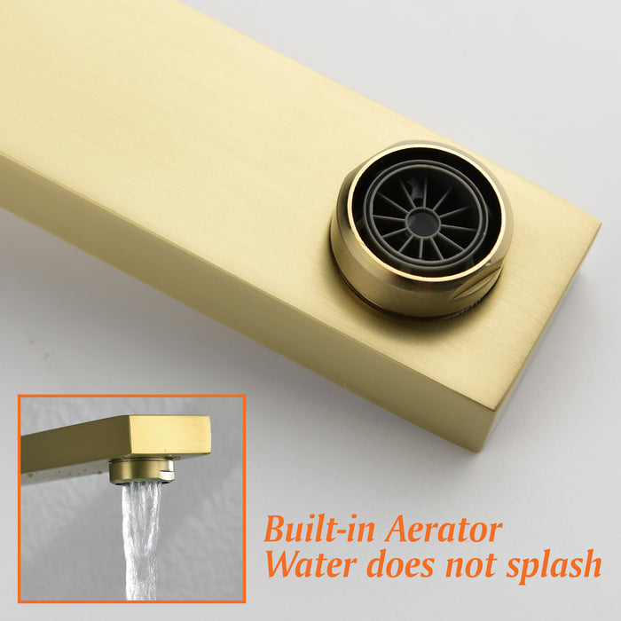 wall-mounted bathtub shower set
