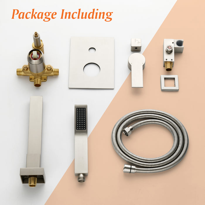 wall-mounted bathtub shower set