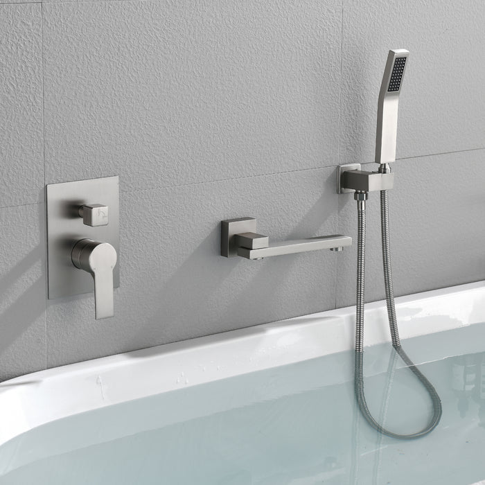 wall-mounted bathtub shower set