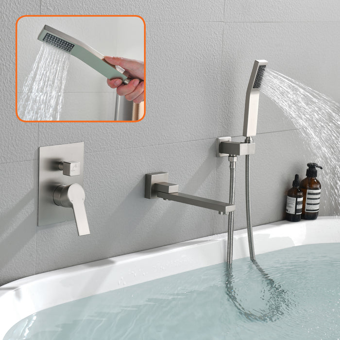wall-mounted bathtub shower set