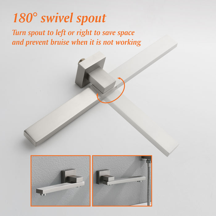 wall-mounted bathtub shower set