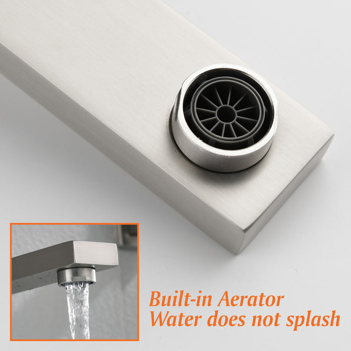 wall-mounted bathtub shower set