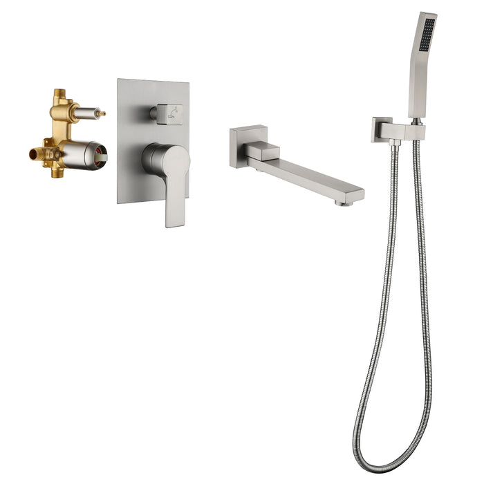 wall-mounted bathtub shower set