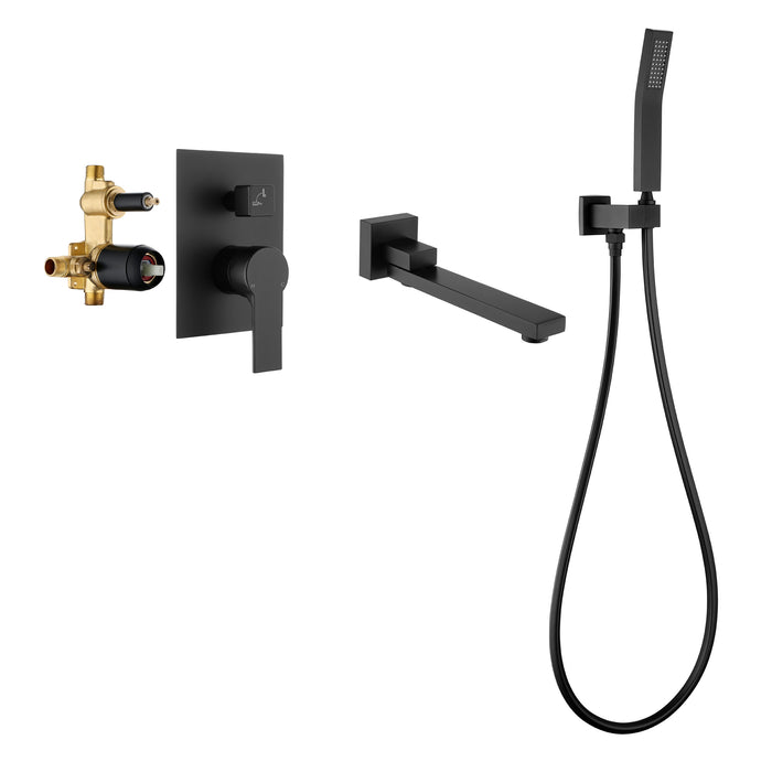 wall-mounted bathtub shower set