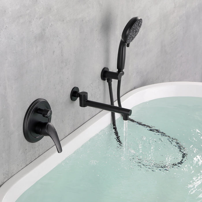 wall-mounted bathtub shower set
