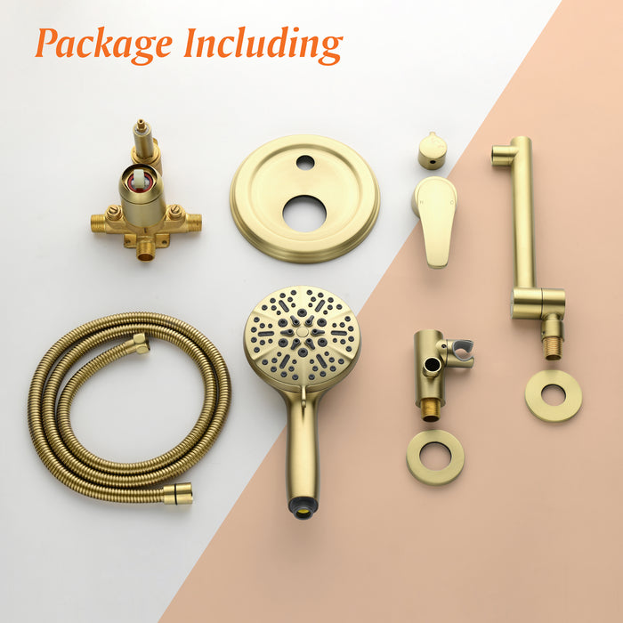 wall-mounted bathtub shower set