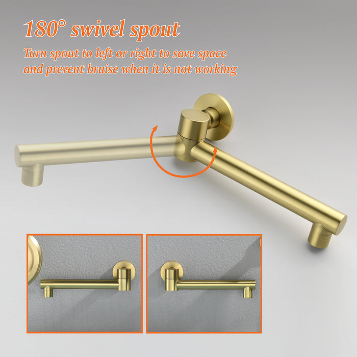 wall-mounted bathtub shower set