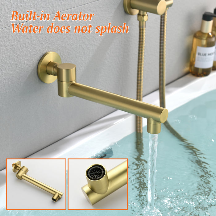 wall-mounted bathtub shower set