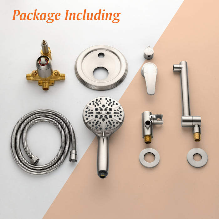wall-mounted bathtub shower set