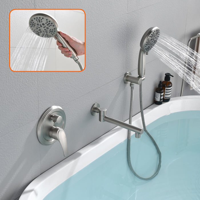wall-mounted bathtub shower set
