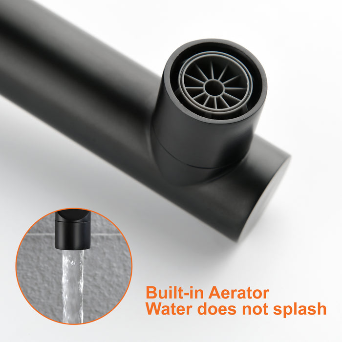 Wall-mounted rain shower system with hand shower head