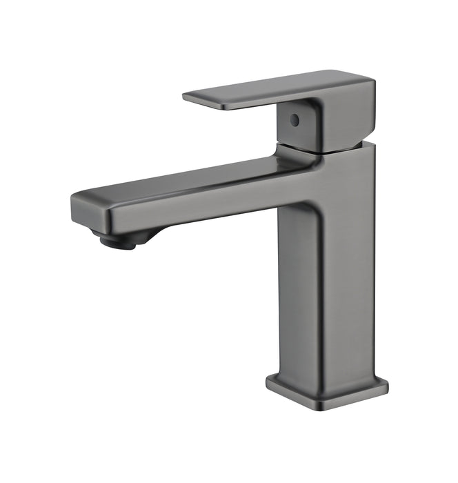 Single Hole Bathroom Faucet,Laundry Vanity Sink Faucet with Two 9/16" Hoses