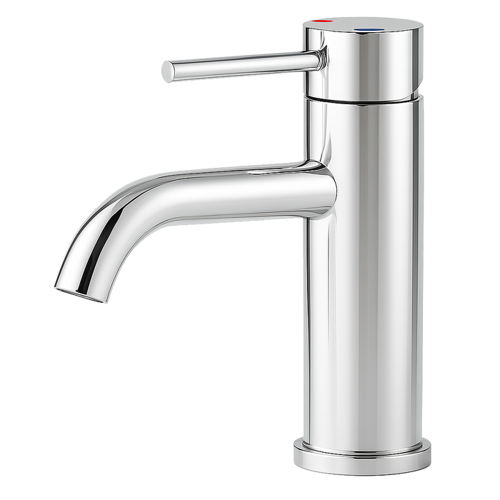 Single Handle Bathroom Faucet Lavatory Faucet Stainless Steel Single Hole