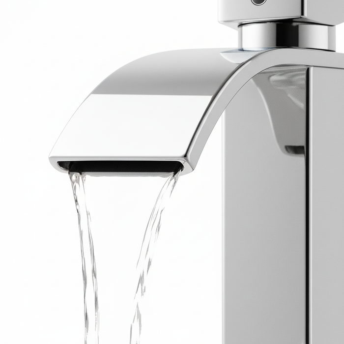 Single Handle Bathroom Faucet Lavatory Faucet Stainless Steel Single Hole