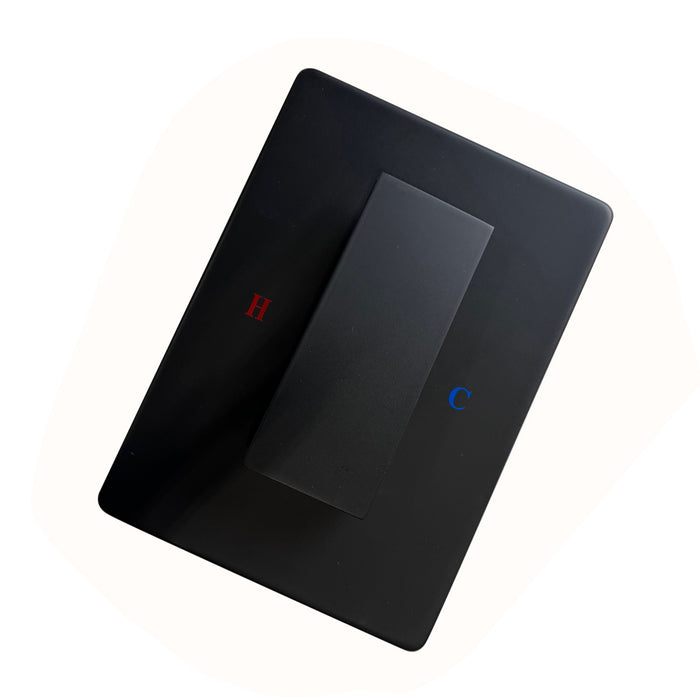 Shower System Single-Handle 1-Spray Rain Pressure Balanced Wall Mounted Shower Faucet in Matte Black (Valve Included)