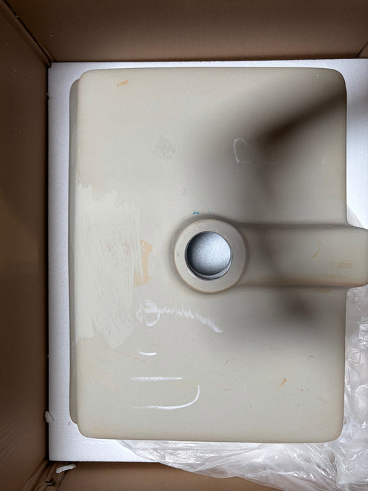 19.63" L x 15.75" W Undermount Bathroom Sink Basin in White Ceramic