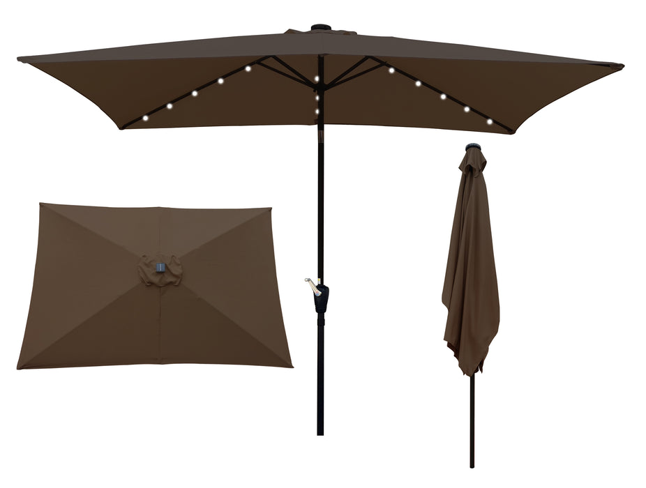 10FT Patio Umbrella Outdoor Market Table Umbrella for Garden, Lawn & Yard