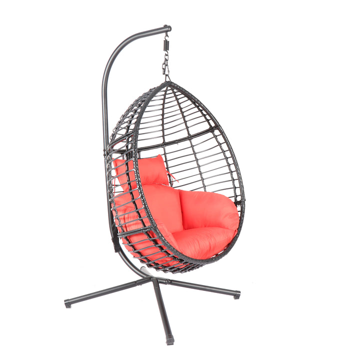 Rattan Basket Hanging Chair Swing Outdoor Indoor Balcony Household Rocking Chair