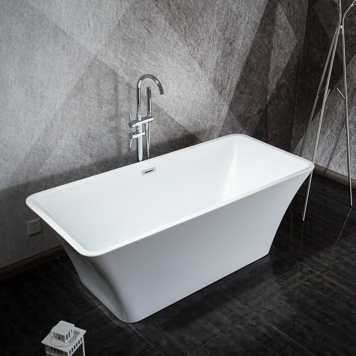 rectangular freestanding bath