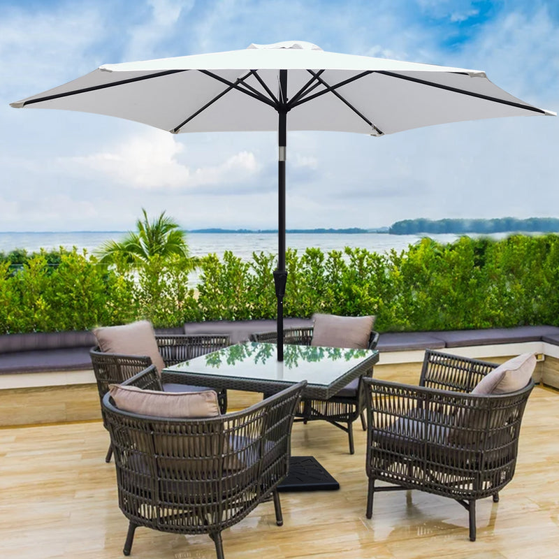 are patio table umbrellas a standard diameter 10Ft Umbrella, Outdoor Umbrella With Push Button Tilt And What Size Patio Umbrella Do