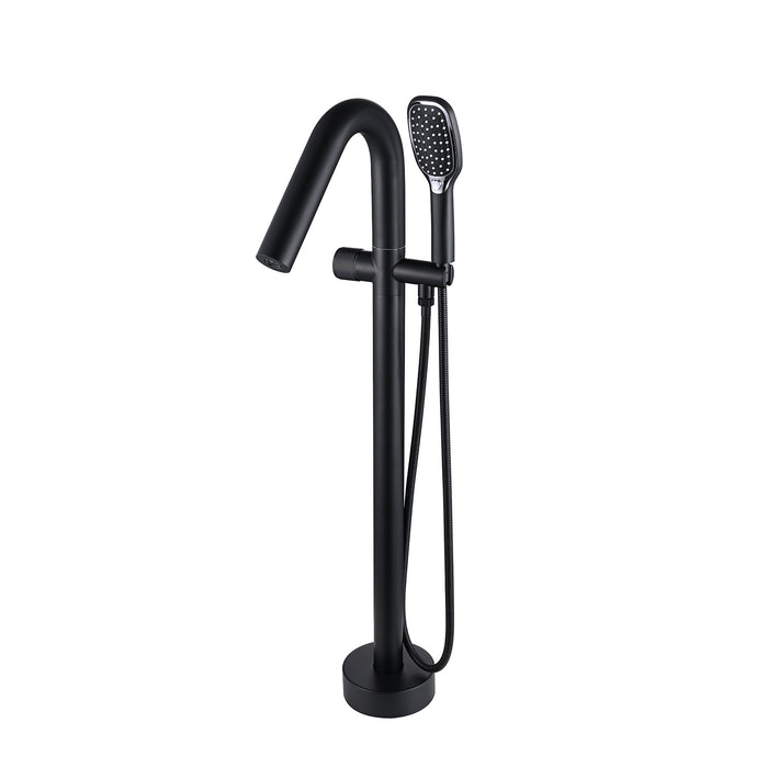 Single Handle Bathtub Faucet Swivel Switch Freestanding Tub Faucet with Hand Shower